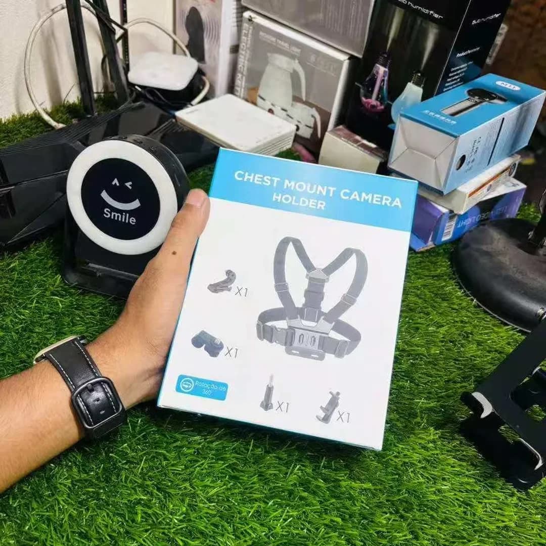 Chest Strap Mount Belt for Action Cameras & Smartphones