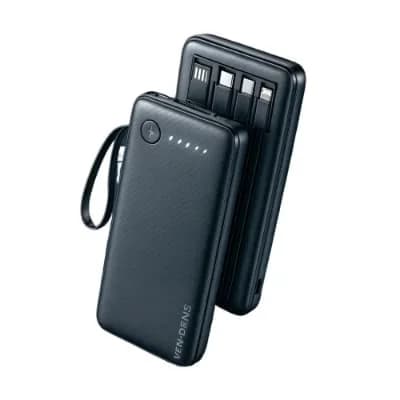 Vendens VD-PB059 20000mAh Power Bank | Built-in Cable