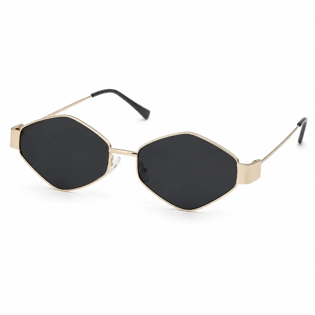Polygonal Men & Women Sunglasses (Arvin A827)